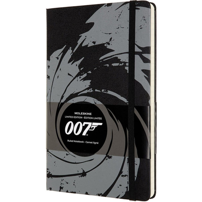 Блокнот MOLESKINE LIMITED EDITION JAMES BOND LARGE, линейка, черный LEJB02QP060A